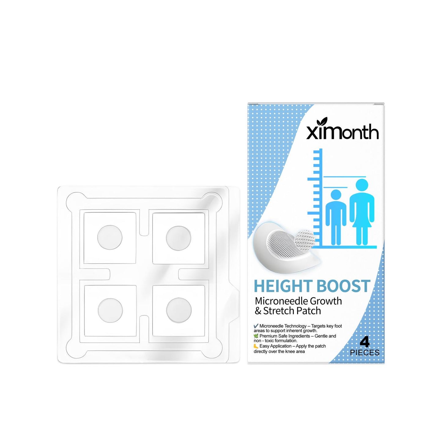 Healthy Bone Care Patch - Micro Needle Skin & Body Treatment - 4 Pieces