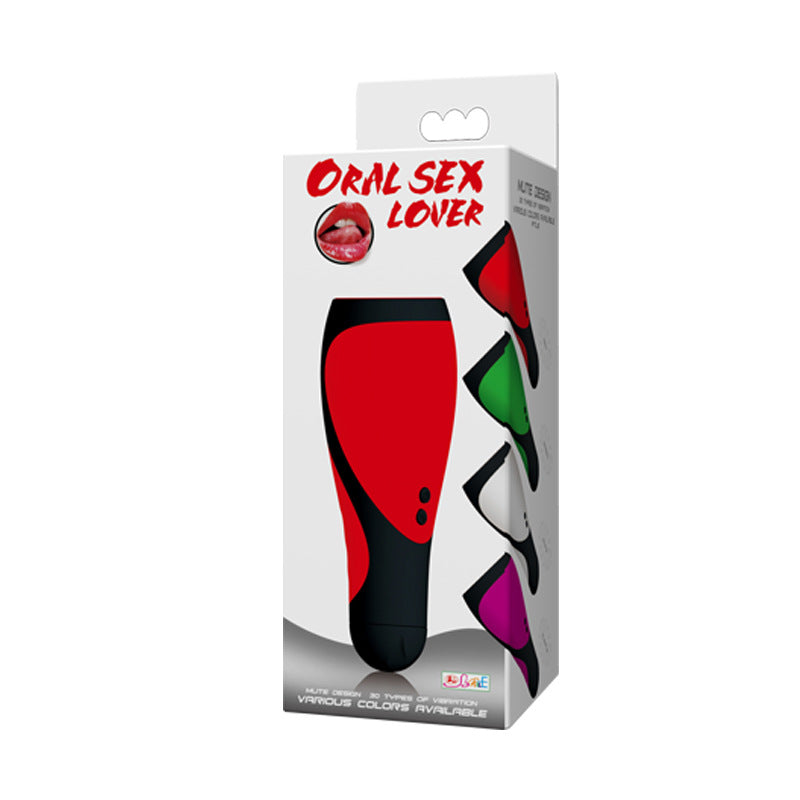 Vibrating Male Masturbator Silicone Portable Adult Toy