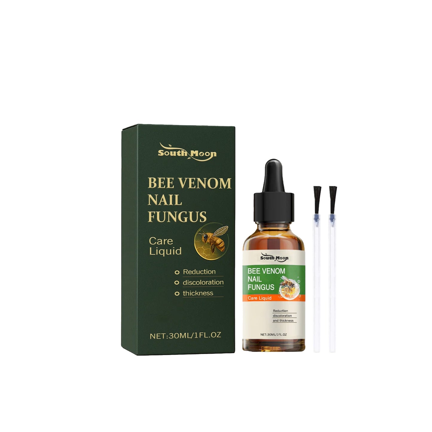 Nail Care Solution with Tea Tree Oil & Bee Venom - 30ml Liquid Treatment