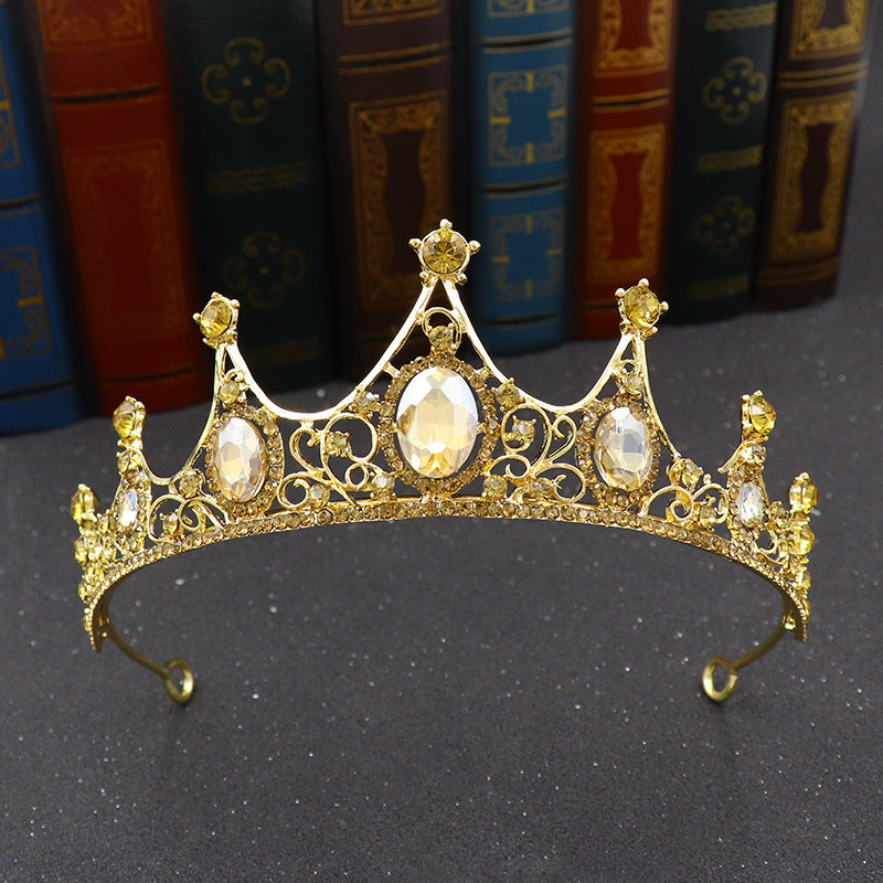 Vintage Baroque Alloy Crown Headband