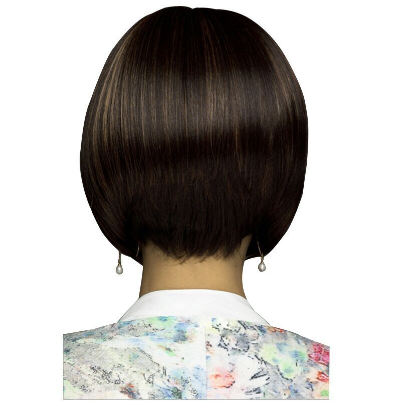 Women's Short Straight Synthetic Wig - Fashion Hairpiece with Headgear