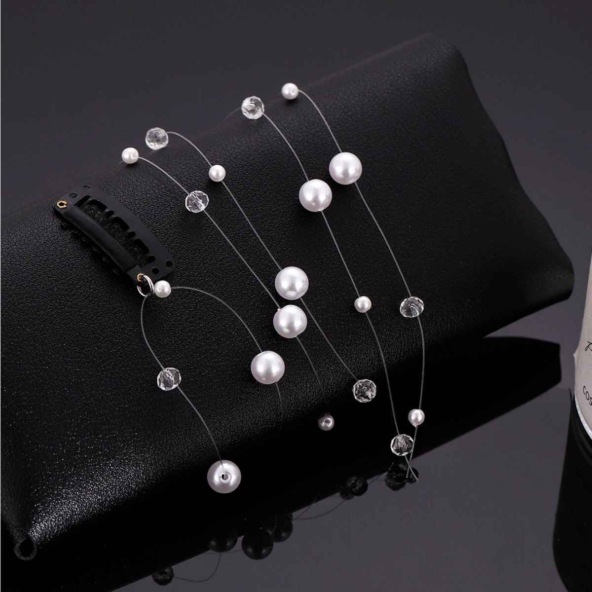 Pearl Hair Chain Tassel Accessory