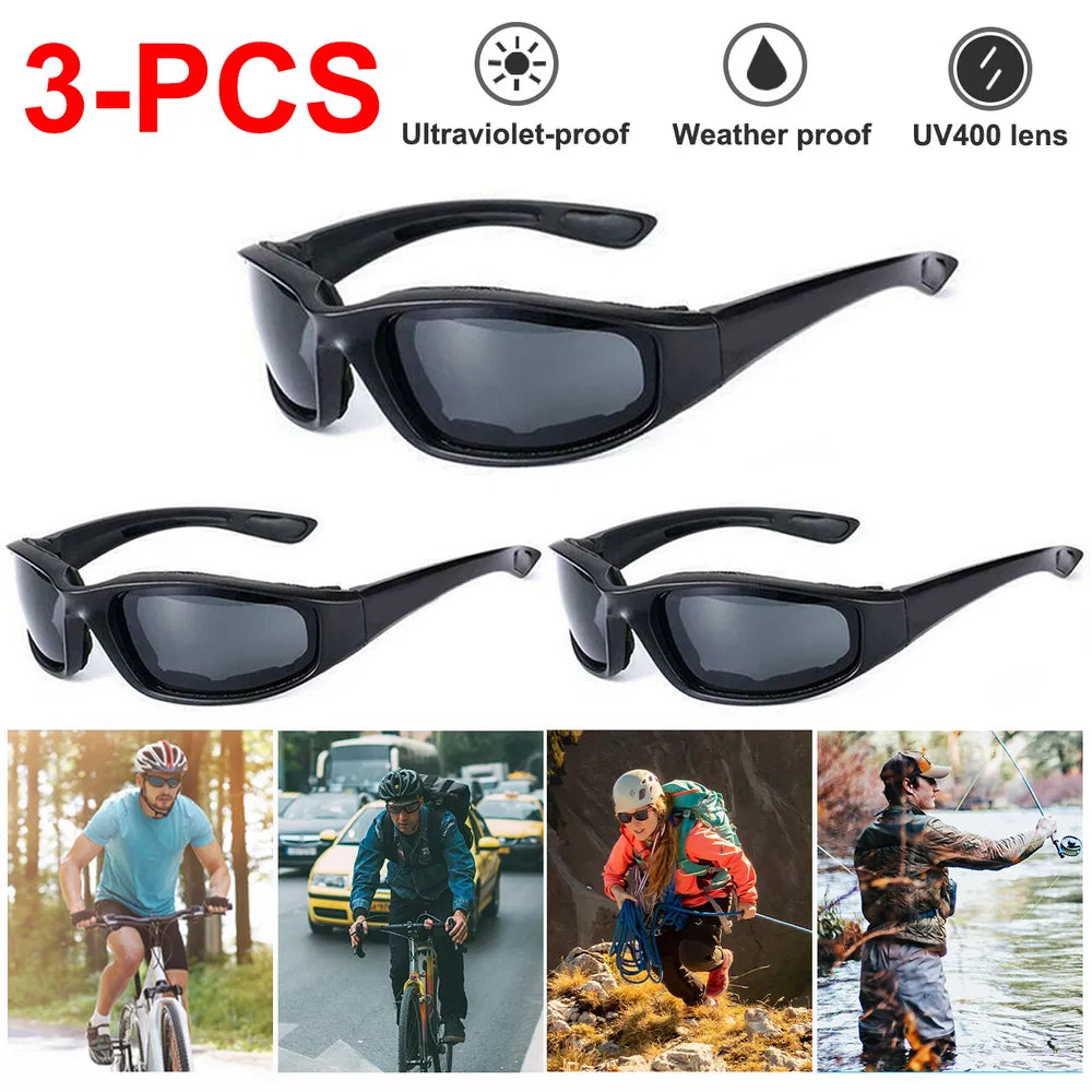 Polarized Sports Sunglasses with UV400 Protection - 3 Colors