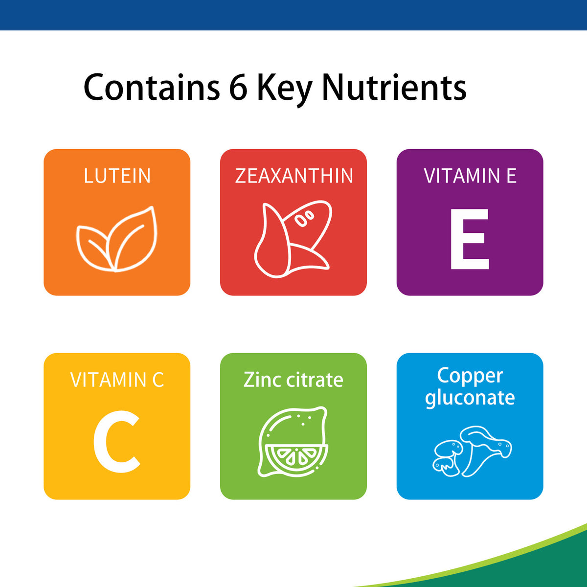 Eye Vitamin & Mineral Supplement Capsules