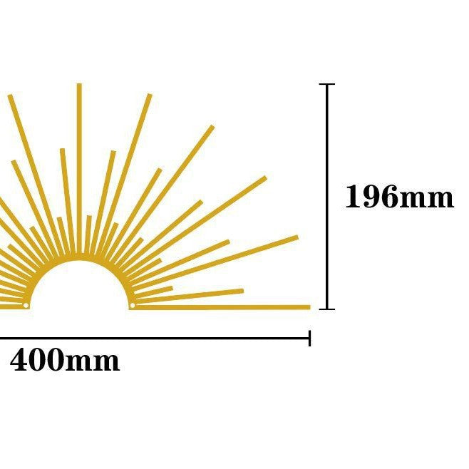 Metal Sunflower Wall Decor - Wrought Iron Nordic Art for Home & Office
