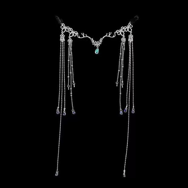 Korean Style Water Drop Hair Crown Hairpin
