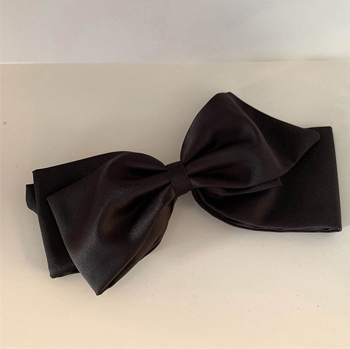 Bow Ribbon Hairpin Female Bang Clip