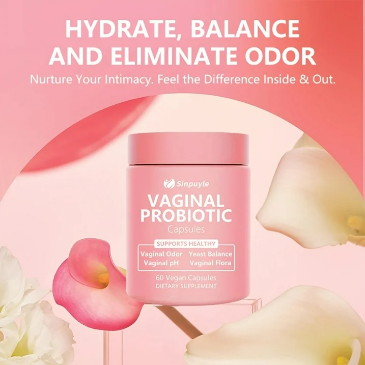 Feminine Vaginal Probiotic - pH Balance & Odor Control - 60 Vegan Capsules