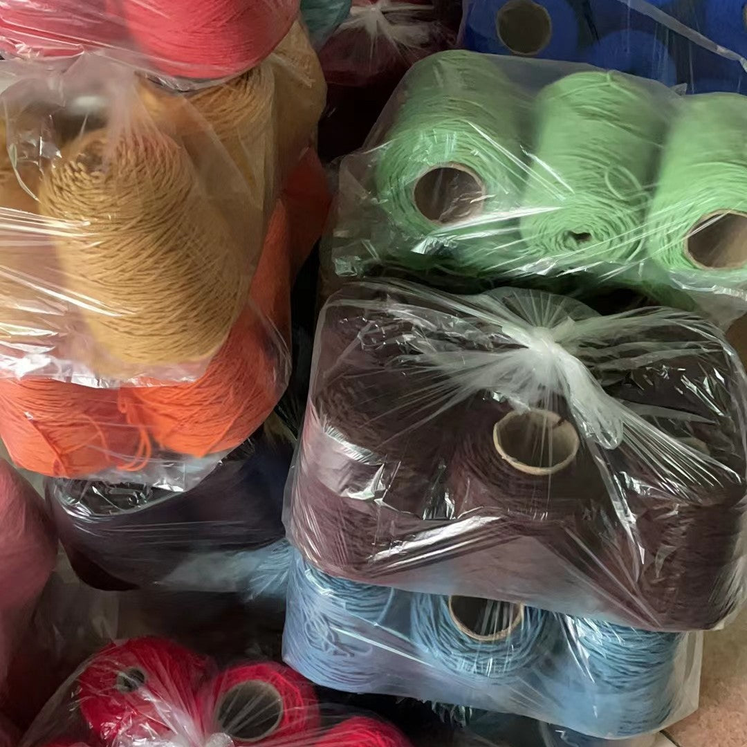 Handmade Wool Tufting Yarn for DIY Carpet Crafting – Long-Staple Cotton Wool