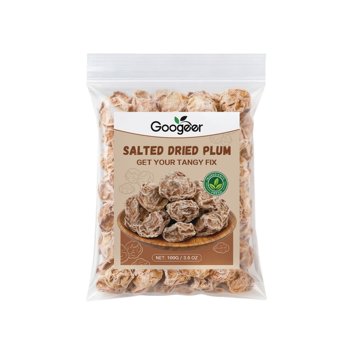 Salty Prunes 100g - Dried Green Plum Snack