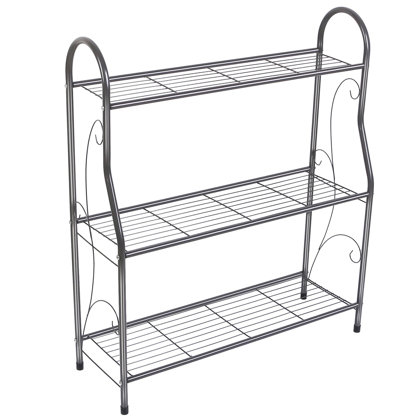 3-Tier Plant Stand Shelf with Detachable Shelves Garden Display Rack