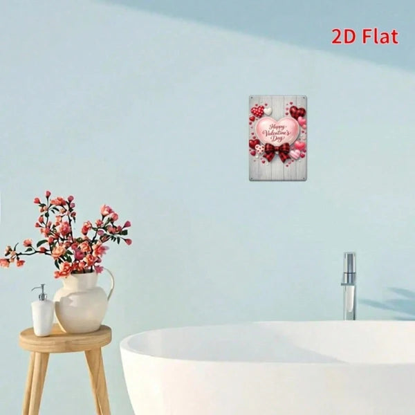 Metal Tin Wall Decoration - 20 cm x 20 cm