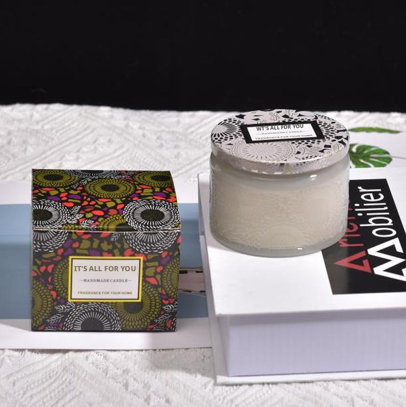 Smoke-Free Scented Candle with Bergamot Soybean Wax - 1 Piece