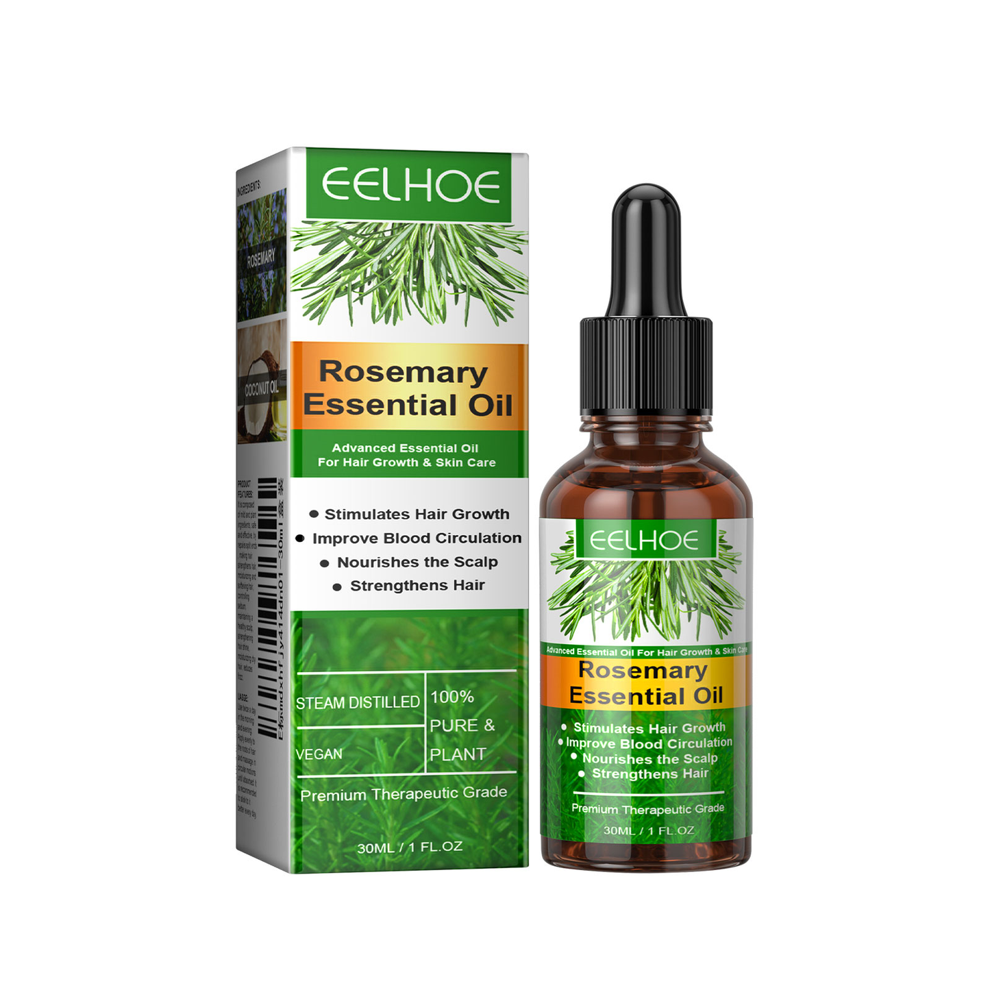 Rosemary Hair Growth Oil - Nourishing Scalp & Anti-Breakage Treatment