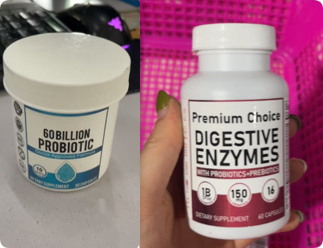 Digestive Enzymes with Probiotics & Prebiotics - 60 Capsules