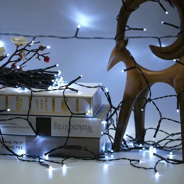 Solar String Lights 12M 100 LEDs Multicolor Fairy Lights Waterproof with 8 Modes