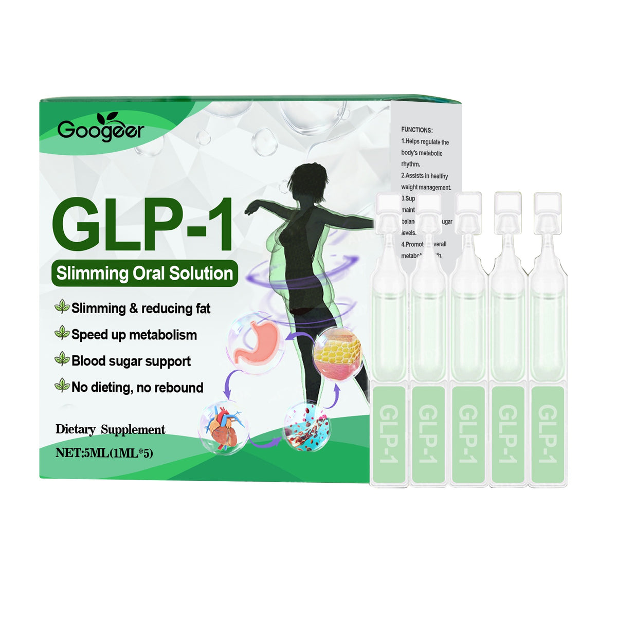 Health Drops with Mint Extract & Thiamine - 5ml