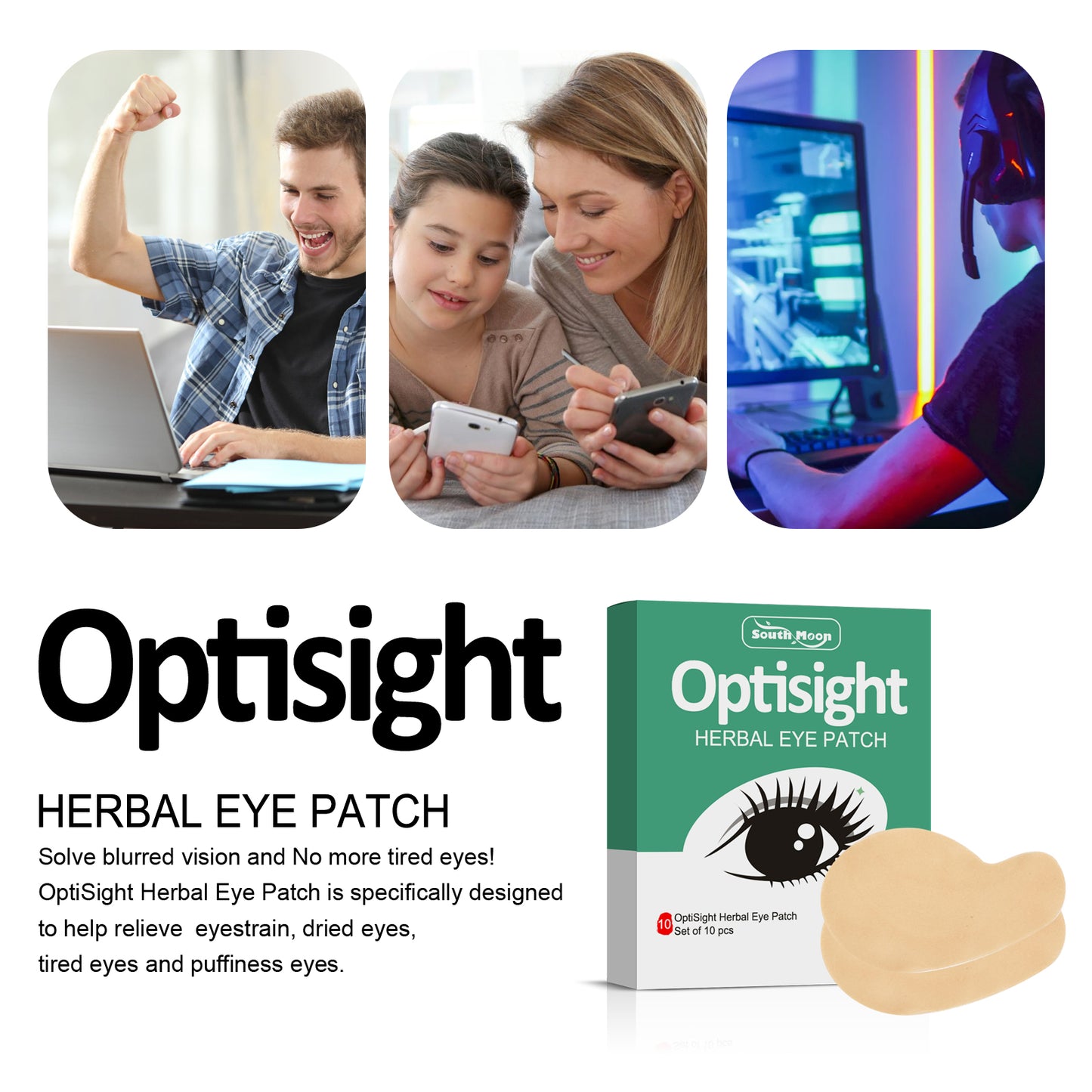 Mugwort Eye Protection Patch for Fatigue and Dry Eye Relief
