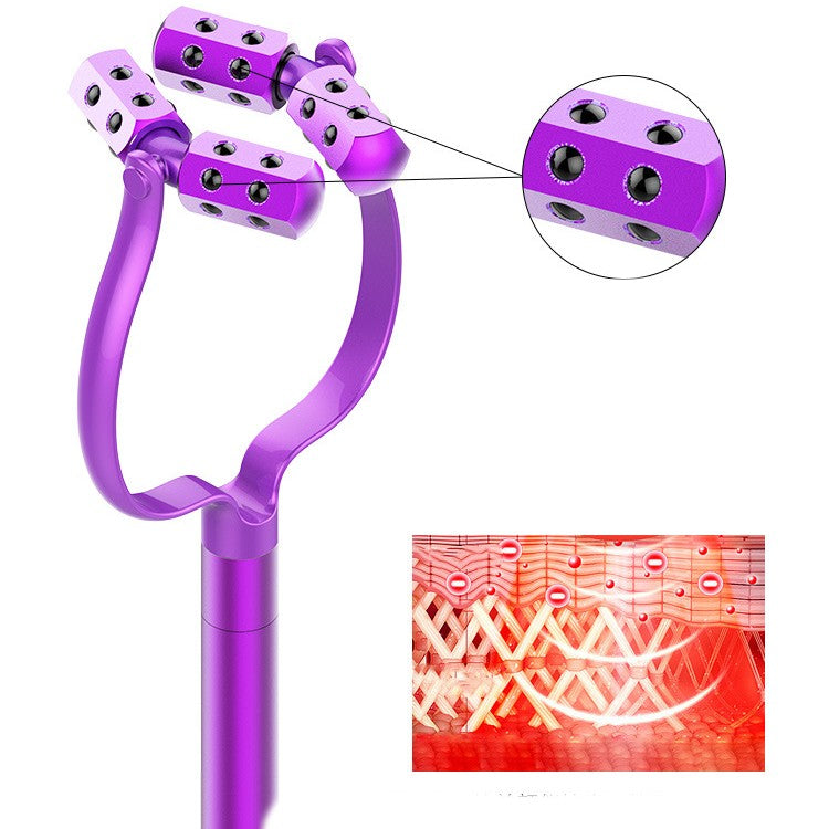 3D Vibration Face Roller Massager for Skin Care - Black