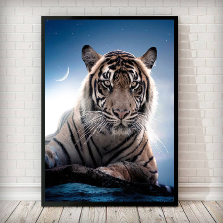 Diamond Painting Mosaic Kit Lion Tiger Embroidery Cross Stitch Art - Multiple Sizes & Styles