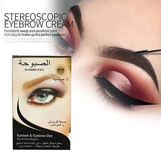 Multicolor Eyebrow Dyeing Cream - Precision Brow Color for Natural Look
