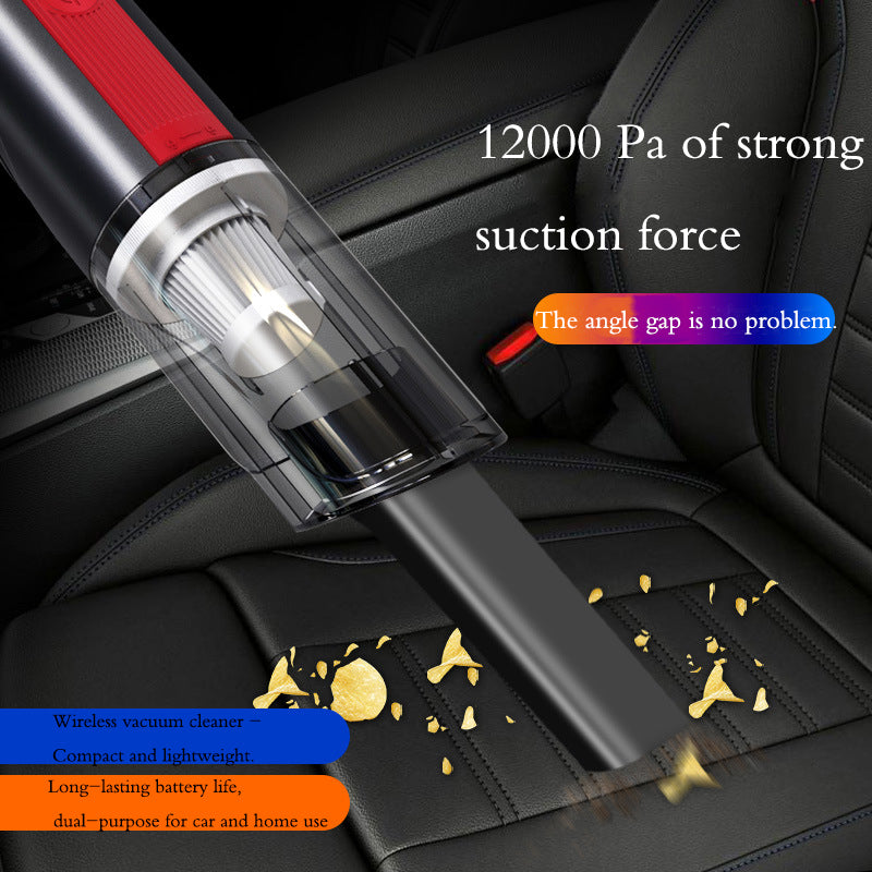 Car Vacuum Cleaner with Strong Suction Handheld Compact Rechargeable Home & Vehicle Use