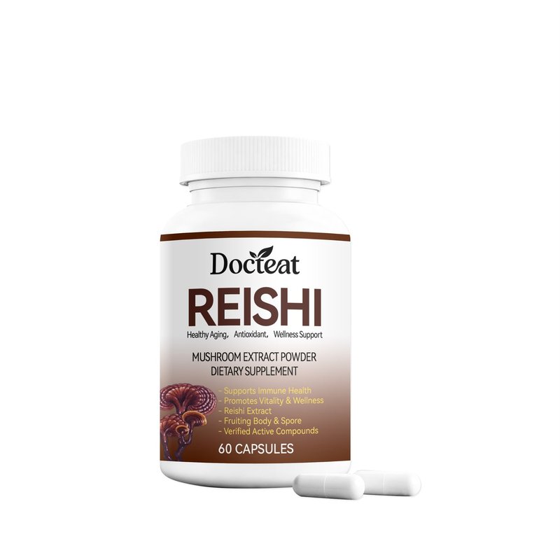 Ganoderma Lucidum Extract Capsules - 60 Count