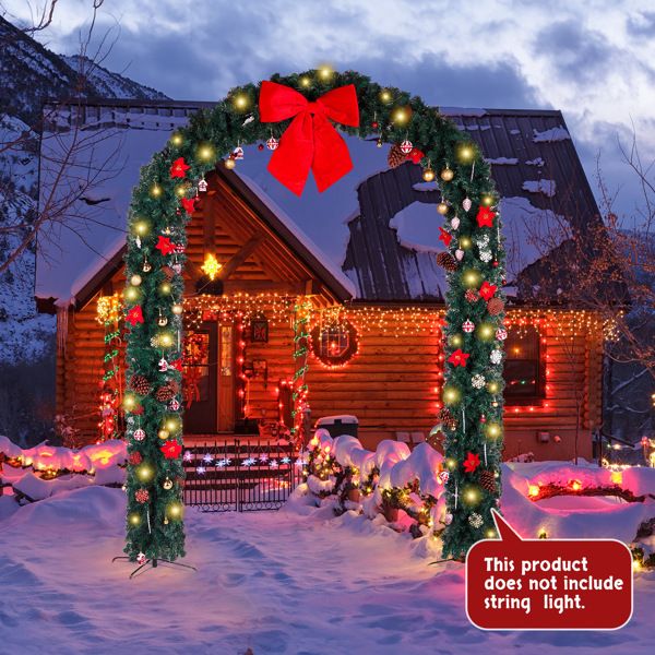 PVC Christmas Arch Decoration - 240x40x265cm