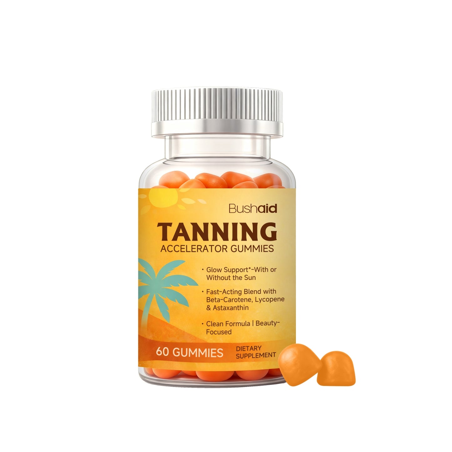 Vitamin C & E Hair & Skin Gummies – 60 Count Natural Health Supplement