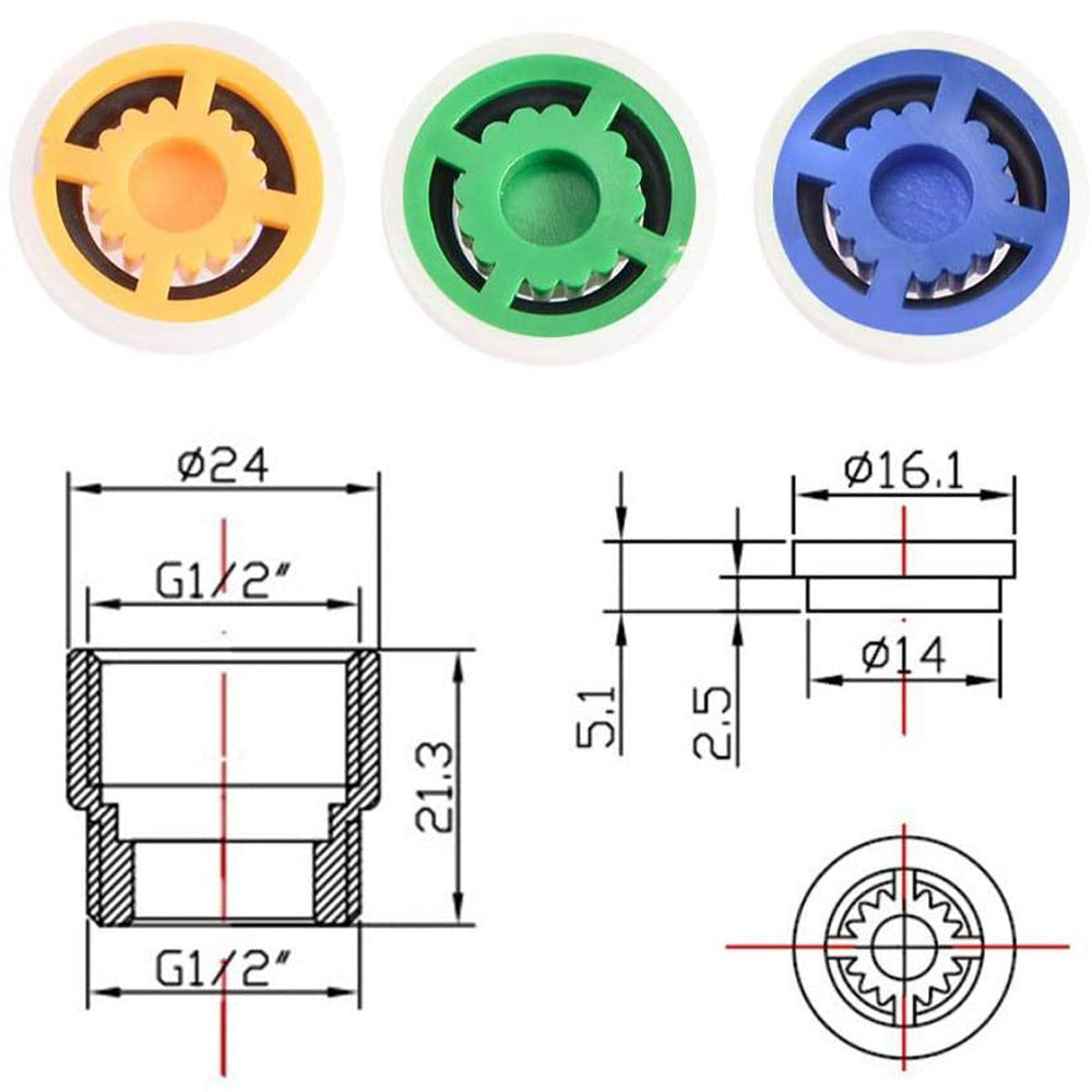 Copper Shower Flow Connector for Shower Flow Joint - Home & Garden
