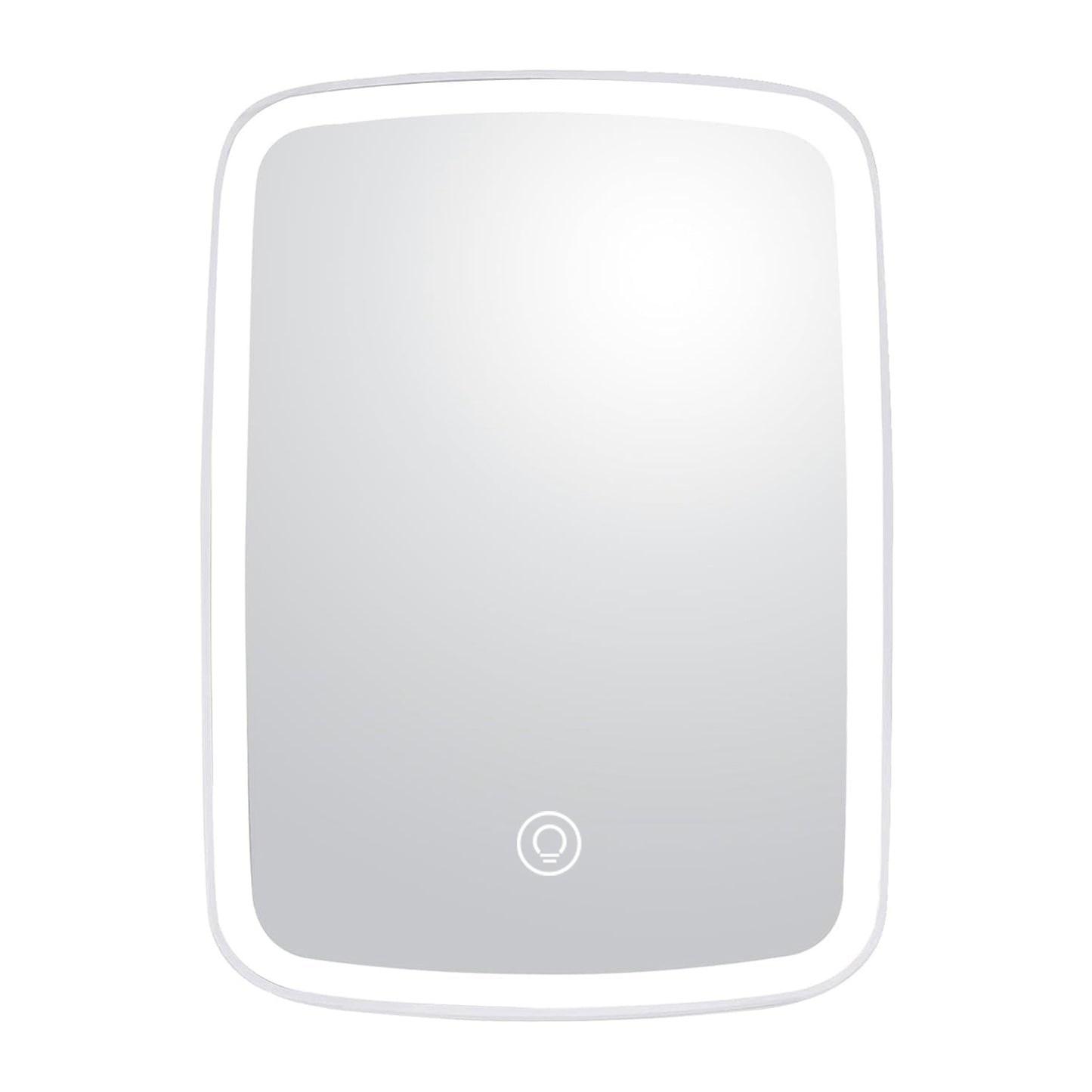 Portable LED Makeup Mirror with 3 Light Colors - Rechargeable Vanity Mirror