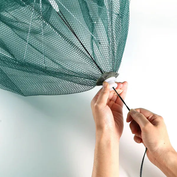 Portable Fishing Trap Net - Easy Open Bait Trap for Shrimp & Crab
