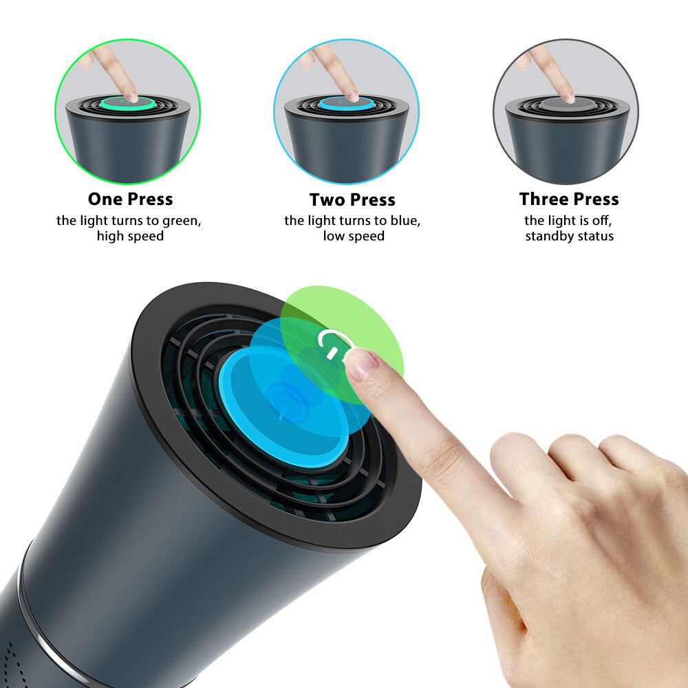 Portable HEPA Air Purifier for Home & Office - USB Charger