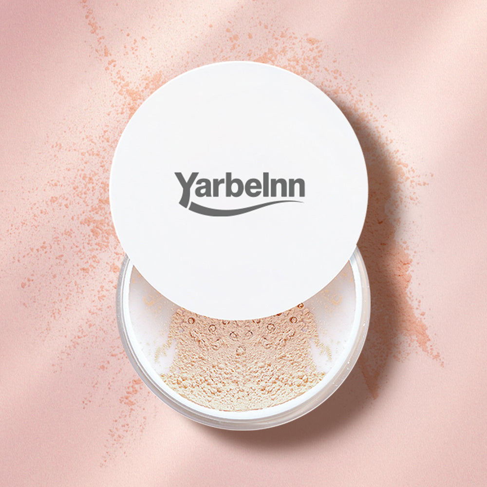Long-Lasting Matte Concealer Setting Powder with Highlighter - Waterproof Oil Control Face Powder, 8g