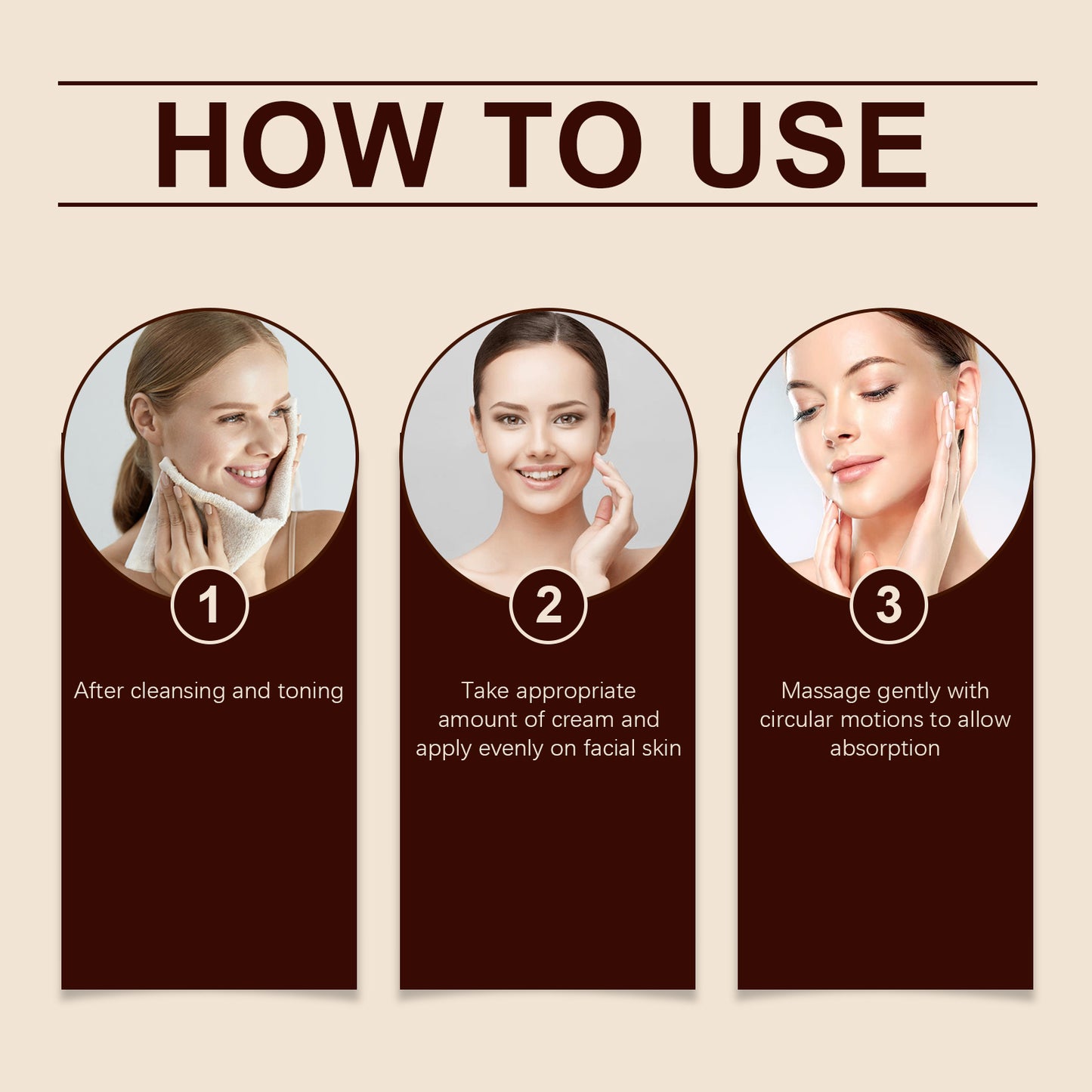 Moisturizing Face Cream with Sweet Almond & Jojoba Oil for Dry Skin