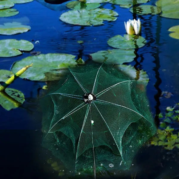 Portable Folding Fishing Trap Net - Easy to Use Bait Trap