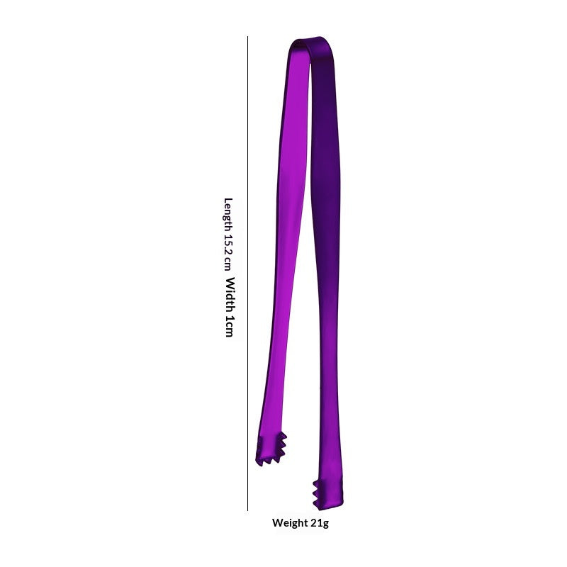 Stainless Steel Non-Slip Ice Tongs for Food & Kitchen Use