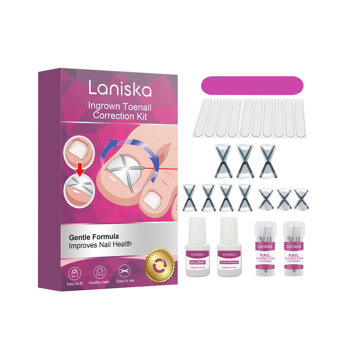 Nail Care Kit 480 Pieces - Nail Art & Nail Tools Set for Professional & Home Use
