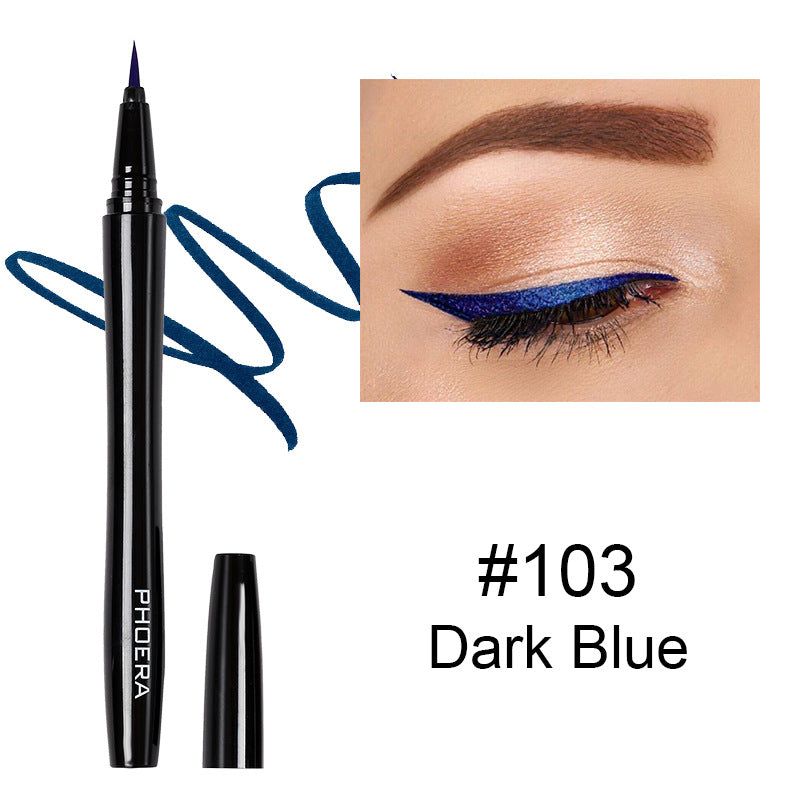 Long-Lasting Liquid Eyeliner - Precision Waterproof Eye Makeup