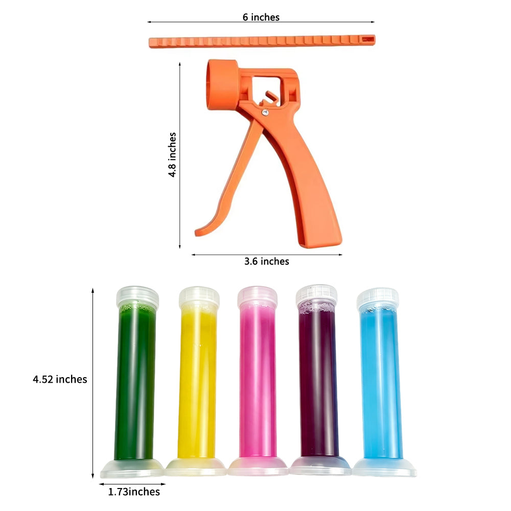 Flower Gel Toilet Cleaner Deodorizer Stamp - Natural Fragrance, Disposable, Colorful