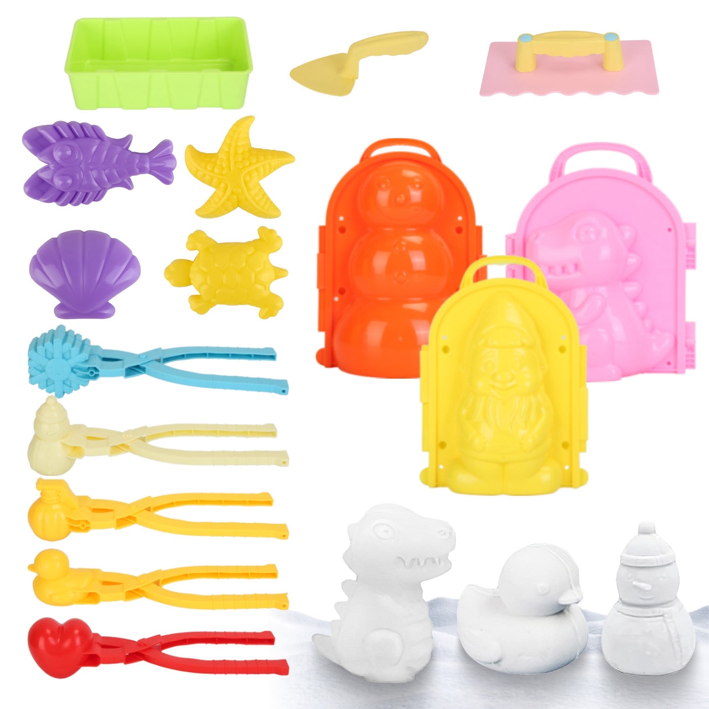 15-Piece Winter Snowball Maker Kit - Fun Outdoor Toys for Kids