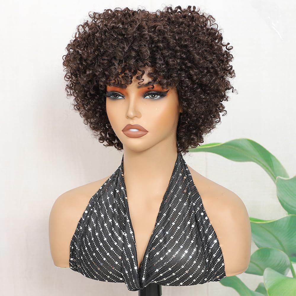 Women’s Synthetic Curly Wavy Wig for Hair Styling & Volume