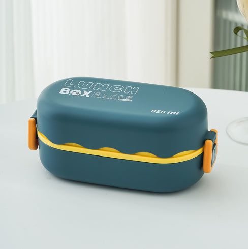 Minimalist Plastic Bento Box for Students and Office Use - 1-2L Capacity