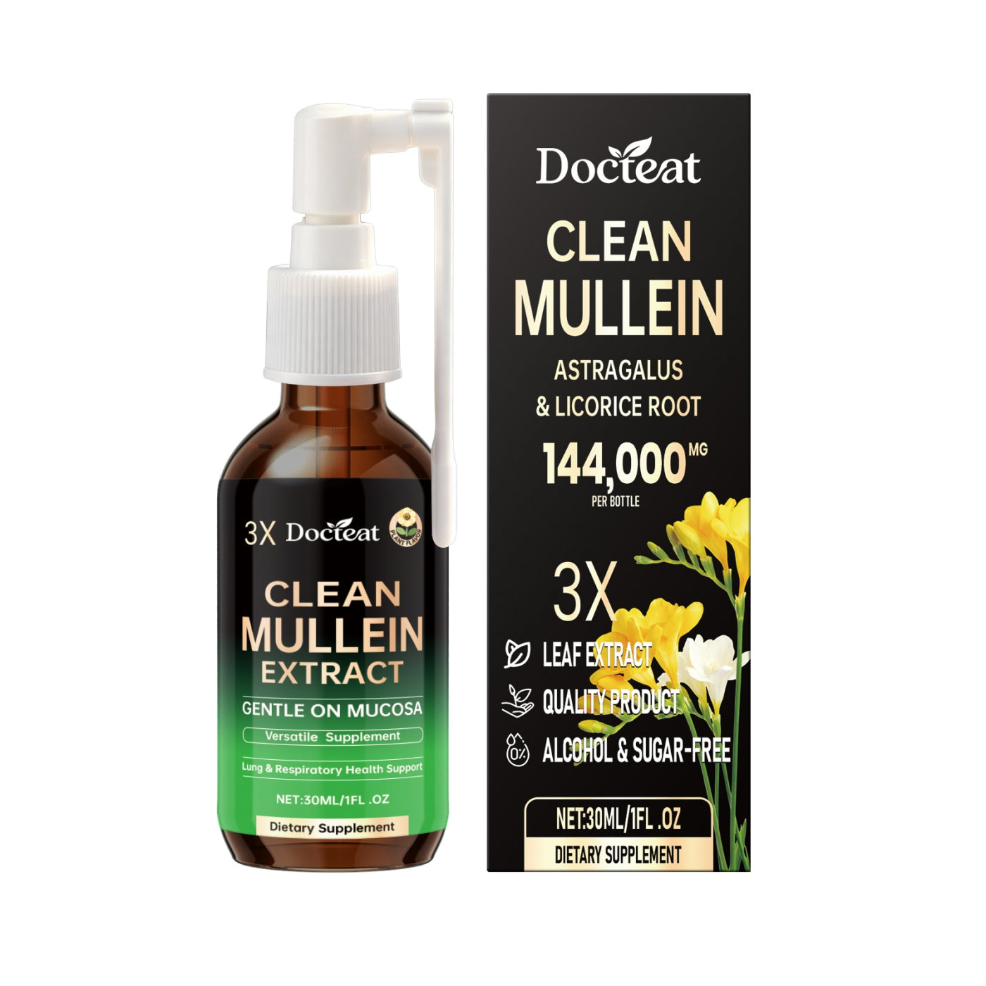 Scutellaria Lung Spray 30ml - Herbal Respiratory Support for Breathing