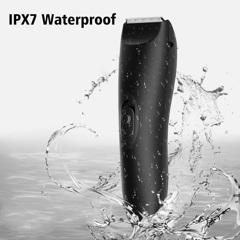 Men's Body Hair Trimmer – Waterproof Electric Rechargeable