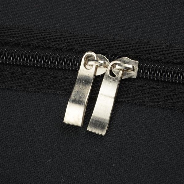 Black Square Violin Case with Thermometer and Buckle