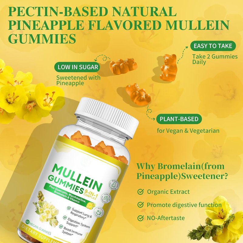 Buddleja Soft Gummy Candies with Quercetin - 60 Tablets