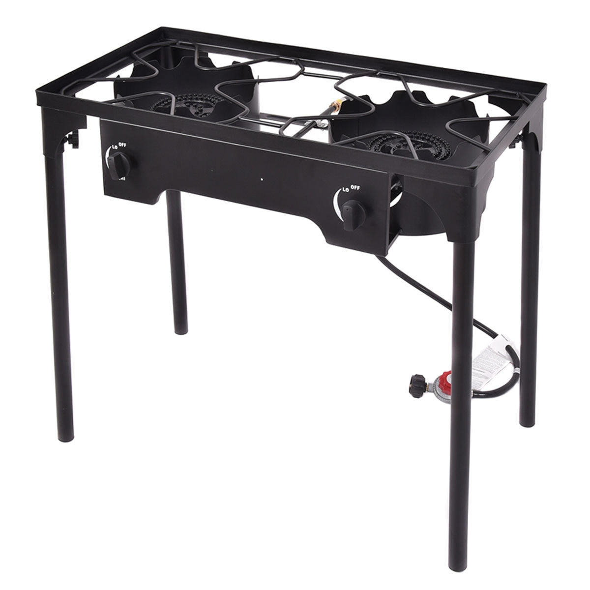 150,000 BTU Double Burner Outdoor Stove for Camping & Tailgating
