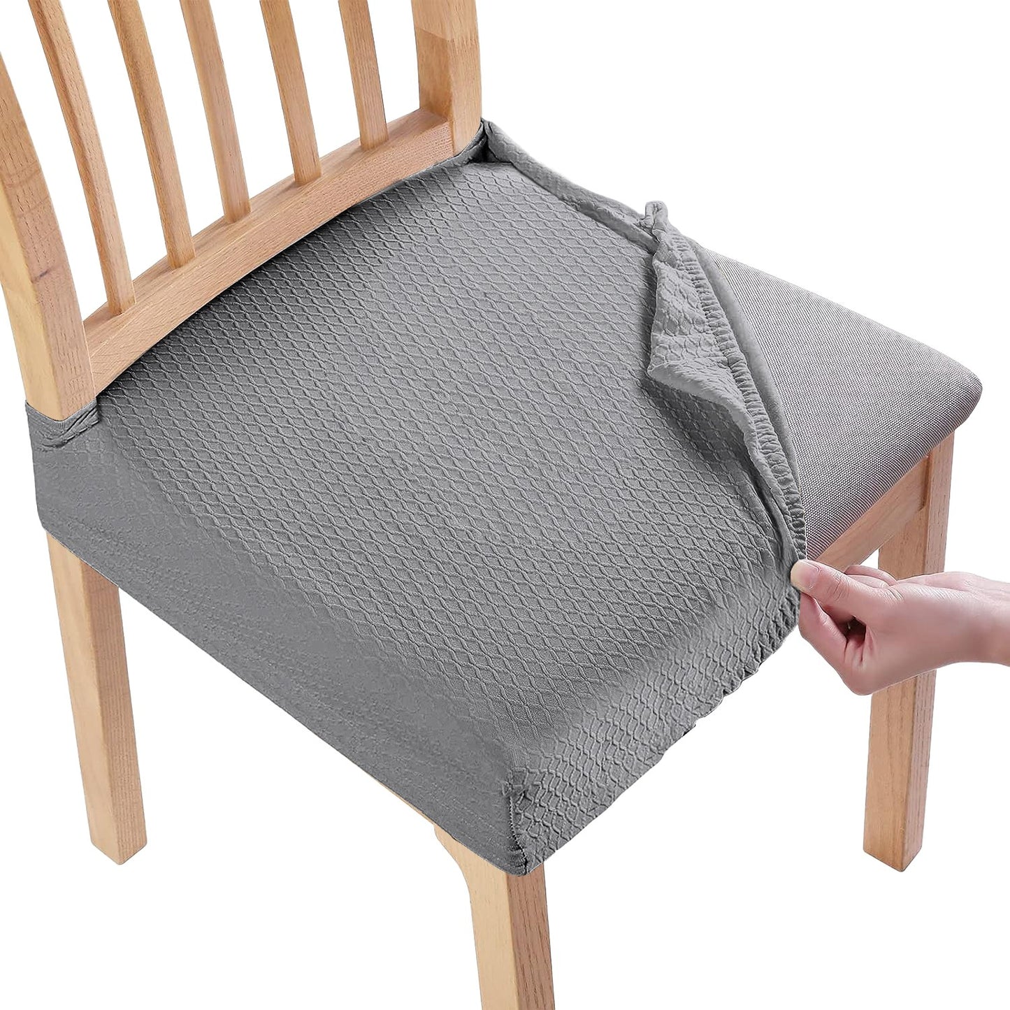 Waterproof Dining Chair Slipcovers - Stretch Jacquard Covers