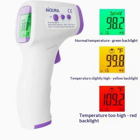 Digital Infrared Temperature Gun for Household & Home Office Use White USB